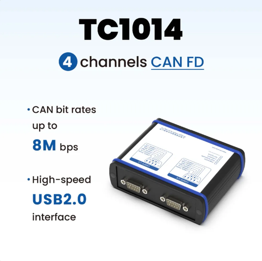 TC1014 – 4 CAN FD to USB interface