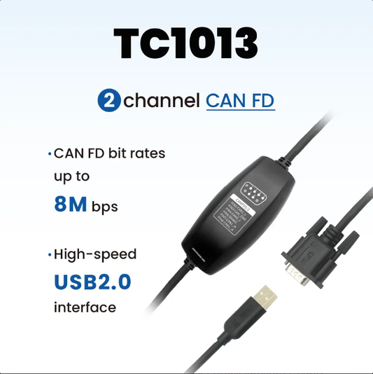 TC1013 – 2 CAN FD to USB interface
