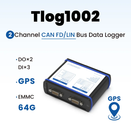 Tlog1002 – 2 CAN FD/LIN bus datalogger
