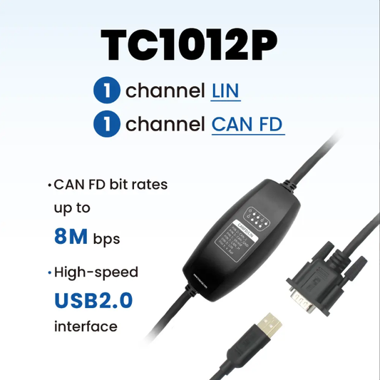TC1012P – 1 CAN FD / LIN to USB interface