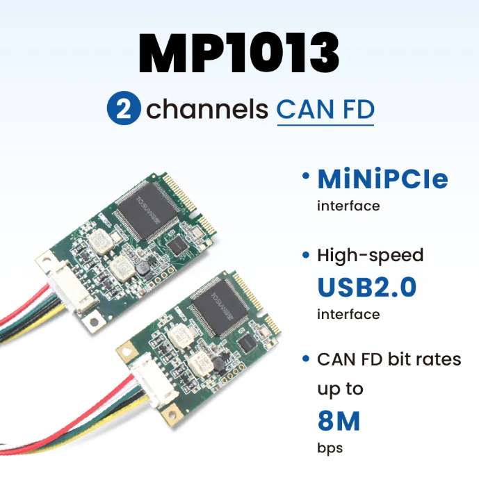 MP1013 – 2 CAN FD to miniPCIe Interface