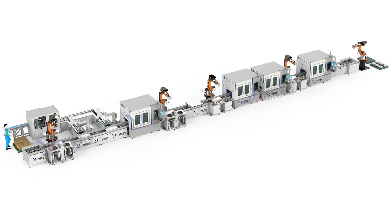 Cylindrical Battery Module Assembly Line